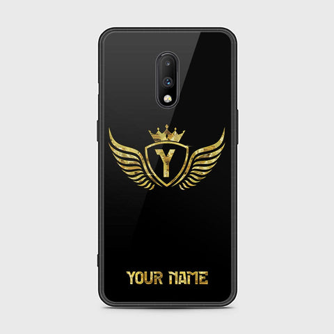 OnePlus 7 Cover - Gold Series - HQ Ultra Shine Premium Infinity Glass Soft Silicon Borders Case