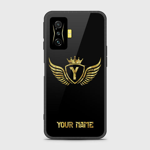 Xiaomi Poco F4 GT Cover - Gold Series - HQ Ultra Shine Premium Infinity Glass Soft Silicon Borders Case