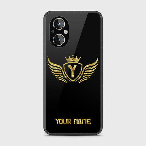 Oppo F21 Pro 5G Cover - Gold Series - HQ Ultra Shine Premium Infinity Glass Soft Silicon Borders Case