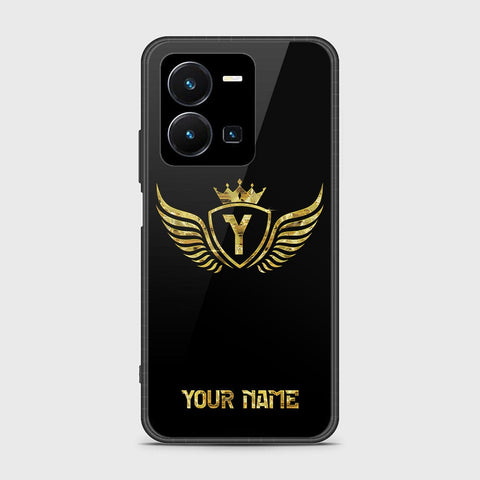 Vivo Y35 4G Cover - Gold Series - HQ Ultra Shine Premium Infinity Glass Soft Silicon Borders Case