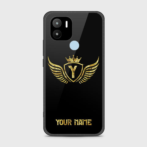 Xiaomi Redmi A2 Plus Cover - Gold Series - HQ Ultra Shine Premium Infinity Glass Soft Silicon Borders Case