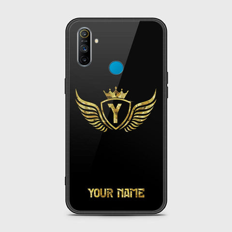 Realme 6i Cover - Gold Series - HQ Ultra Shine Premium Infinity Glass Soft Silicon Borders Case