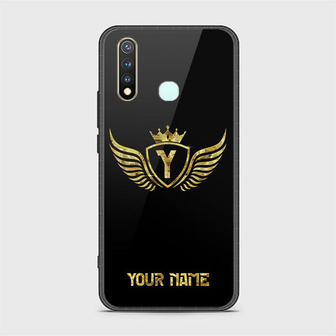 Vivo Y19 Cover - Gold Series - HQ Ultra Shine Premium Infinity Glass Soft Silicon Borders Case