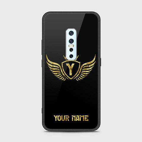 Vivo V17 Pro Cover - Gold Series - HQ Ultra Shine Premium Infinity Glass Soft Silicon Borders Case