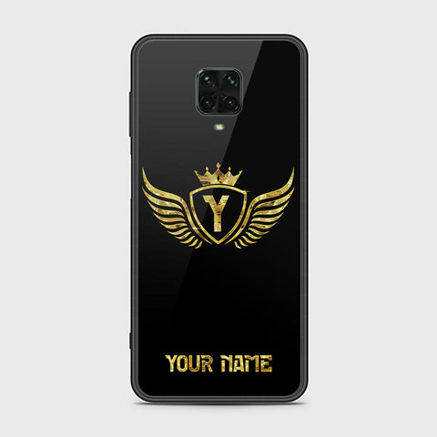 Xiaomi Redmi Note 9 Pro Cover - Gold Series - HQ Ultra Shine Premium Infinity Glass Soft Silicon Borders Case