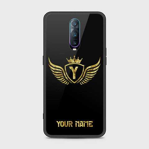 OPPO R17 Pro Cover - Gold Series - HQ Ultra Shine Premium Infinity Glass Soft Silicon Borders Case