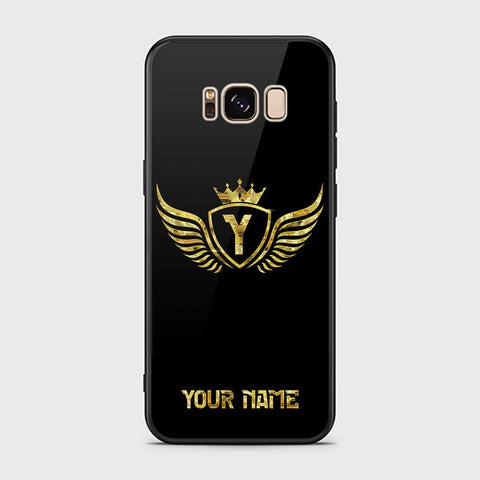 Samsung Galaxy S8 Cover - Gold Series - HQ Ultra Shine Premium Infinity Glass Soft Silicon Borders Case