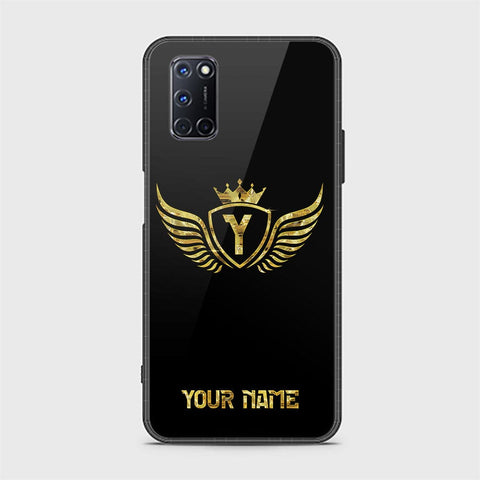 Oppo A72 Cover - Gold Series - HQ Ultra Shine Premium Infinity Glass Soft Silicon Borders Case