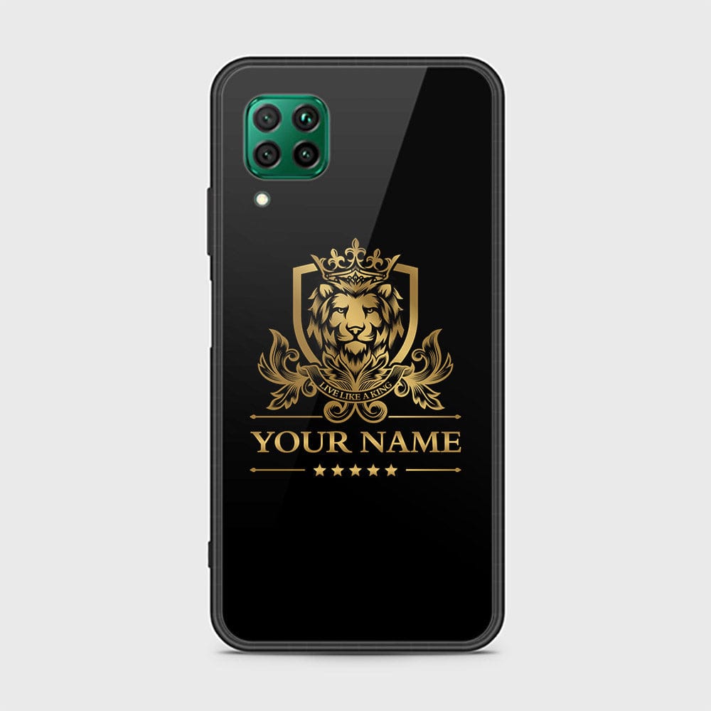 Huawei P40 Lite Cover - Gold Series - HQ Ultra Shine Premium Infinity Glass Soft Silicon Borders Case