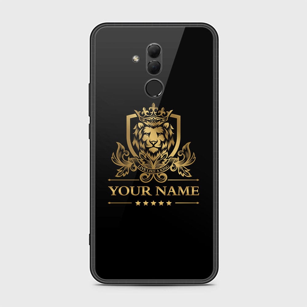 Huawei Mate 20 Lite Cover - Gold Series - HQ Ultra Shine Premium Infinity Glass Soft Silicon Borders Case