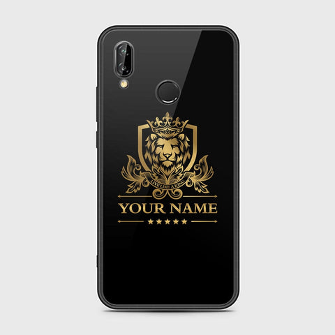 Huawei P20 Lite Cover - Gold Series - HQ Ultra Shine Premium Infinity Glass Soft Silicon Borders Case