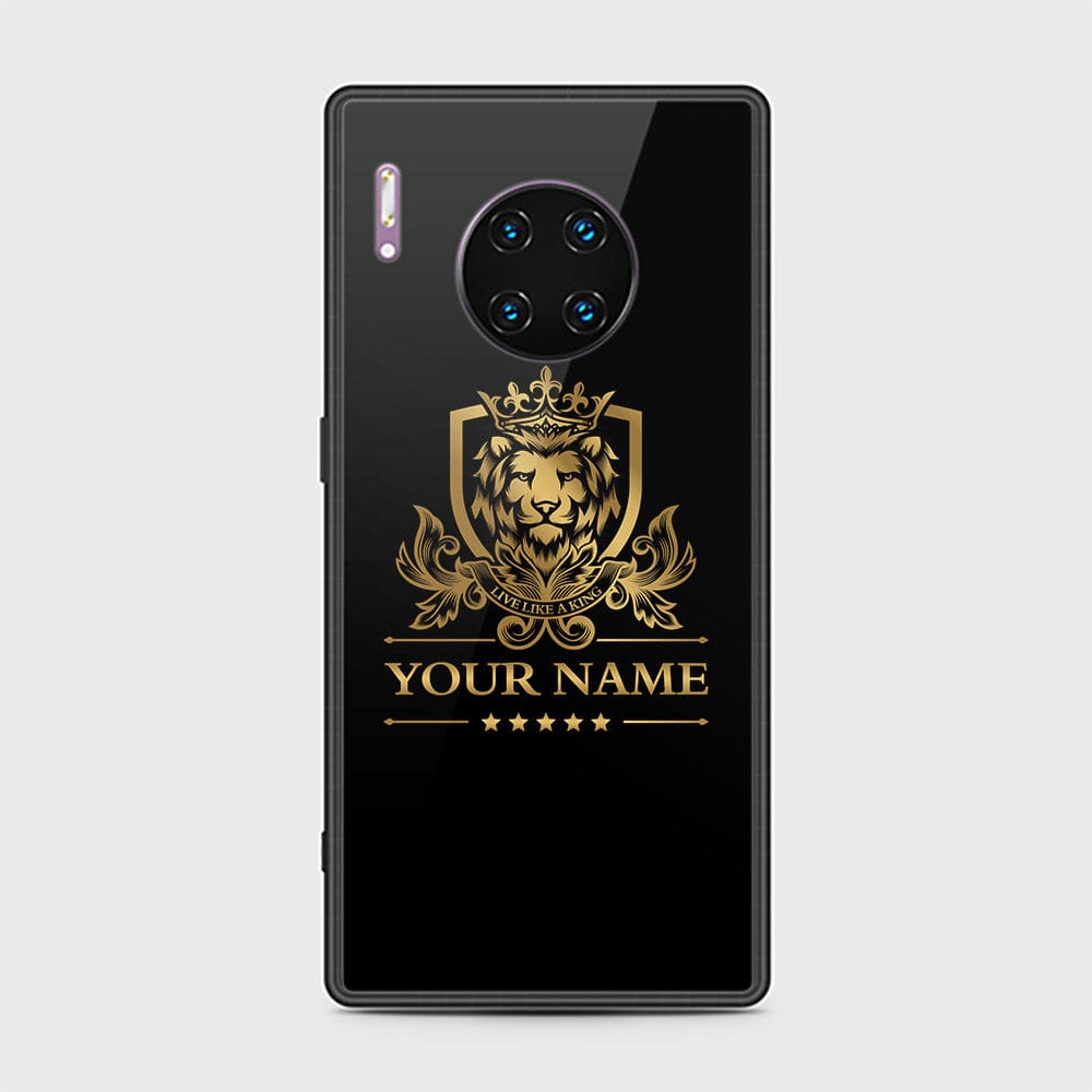 Huawei Mate 30 Pro Cover - Gold Series - HQ Ultra Shine Premium Infinity Glass Soft Silicon Borders Case