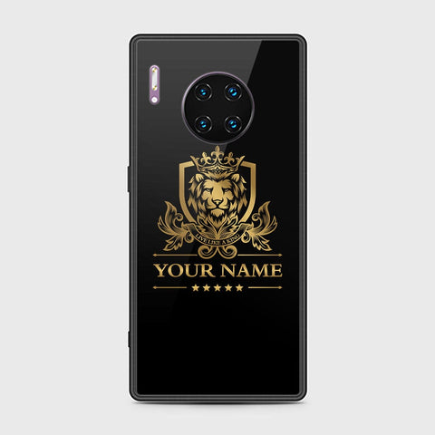 Huawei Mate 30 Pro Cover - Gold Series - HQ Ultra Shine Premium Infinity Glass Soft Silicon Borders Case