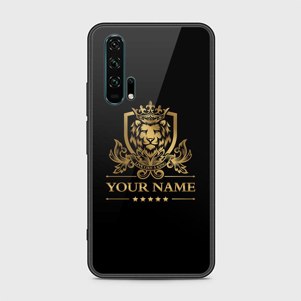 Honor 20 Pro Cover - Gold Series - HQ Ultra Shine Premium Infinity Glass Soft Silicon Borders Case