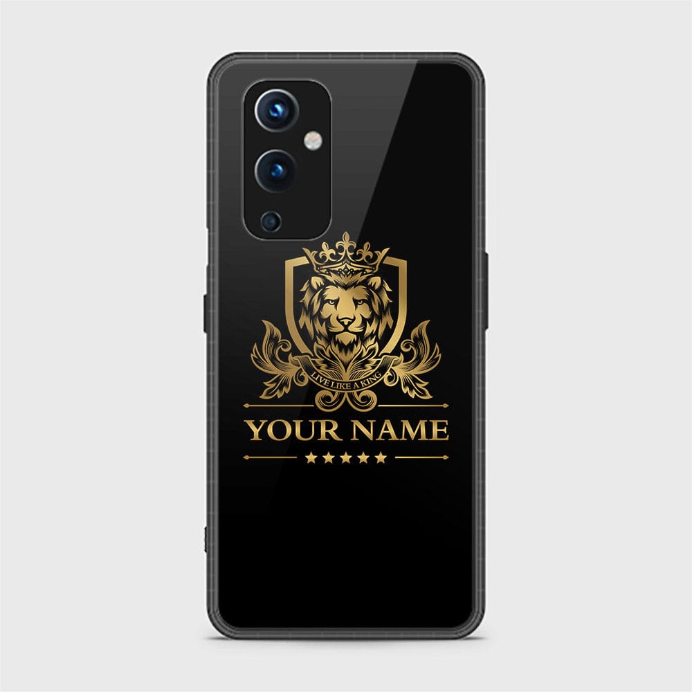 OnePlus 9 Cover - Gold Series - HQ Ultra Shine Premium Infinity Glass Soft Silicon Borders Case