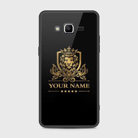 J2 Prime Cover - Gold Series - HQ Ultra Shine Premium Infinity Glass Soft Silicon Borders Case