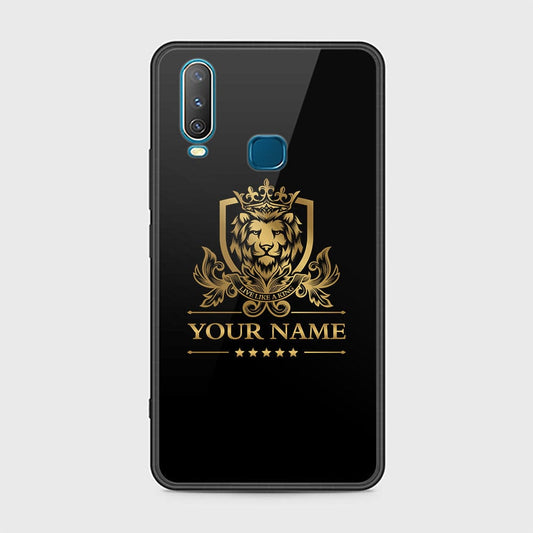 Vivo Y15 Cover - Gold Series - HQ Ultra Shine Premium Infinity Glass Soft Silicon Borders Case