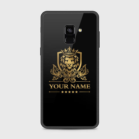 Samsung Galaxy A8 2018 Cover - Gold Series - HQ Ultra Shine Premium Infinity Glass Soft Silicon Borders Case