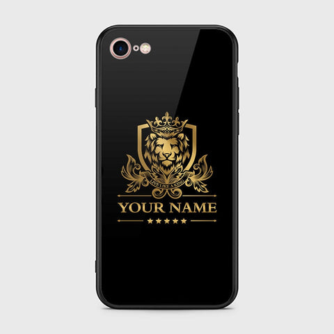 iPhone 8 / 7 Cover - Gold Series - HQ Ultra Shine Premium Infinity Glass Soft Silicon Borders Case