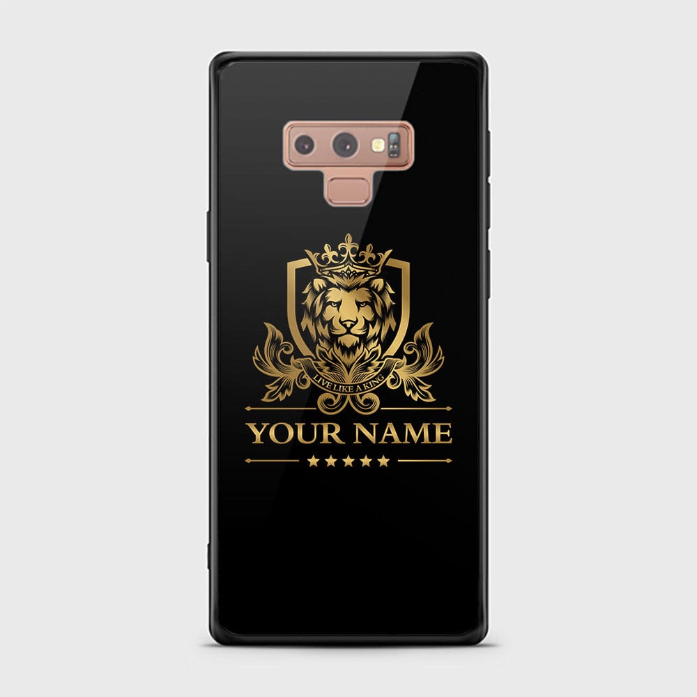 Samsung Galaxy Note 9 Cover - Gold Series - HQ Ultra Shine Premium Infinity Glass Soft Silicon Borders Case
