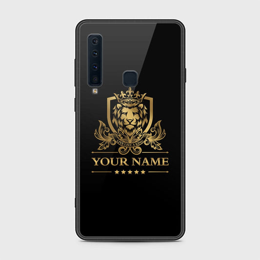 Samsung Galaxy A9 2018 Cover - Gold Series - HQ Ultra Shine Premium Infinity Glass Soft Silicon Borders Case