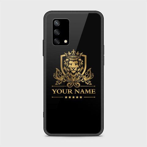 Oppo A95 4G Cover - Gold Series - HQ Ultra Shine Premium Infinity Glass Soft Silicon Borders Case