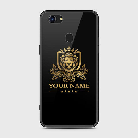 Oppo F5 Cover - Gold Series - HQ Ultra Shine Premium Infinity Glass Soft Silicon Borders Case