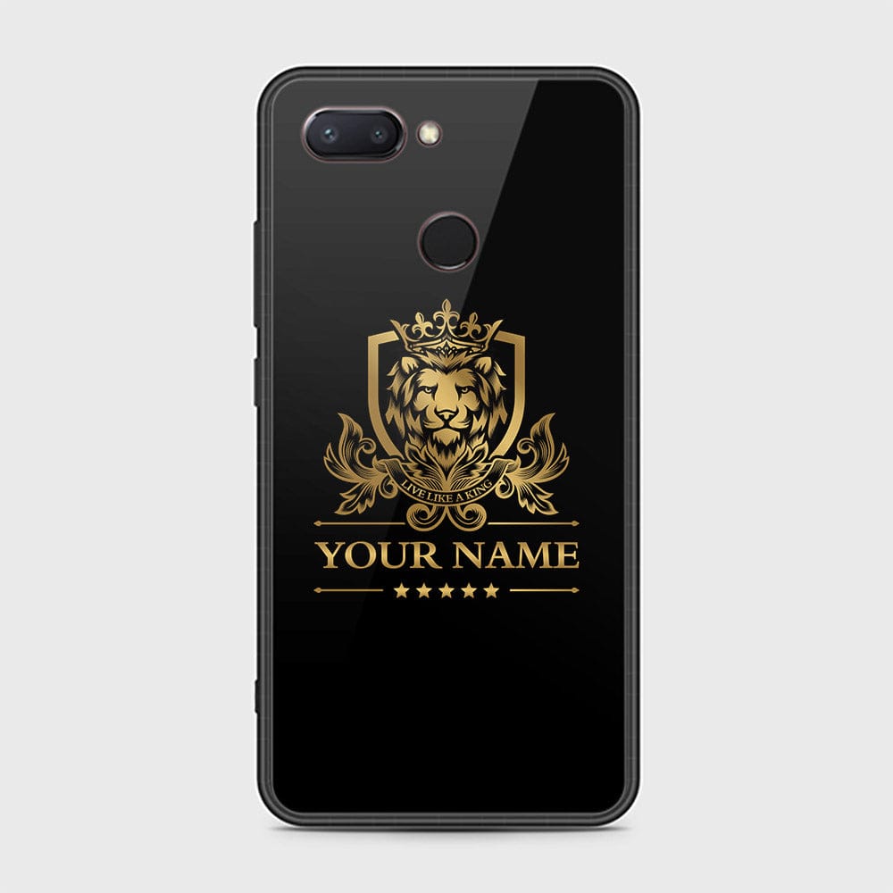 Xiaomi Mi 8 Lite Cover - Gold Series - HQ Ultra Shine Premium Infinity Glass Soft Silicon Borders Case