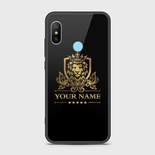 Xiaomi Mi A2 Cover - Gold Series - HQ Ultra Shine Premium Infinity Glass Soft Silicon Borders Case