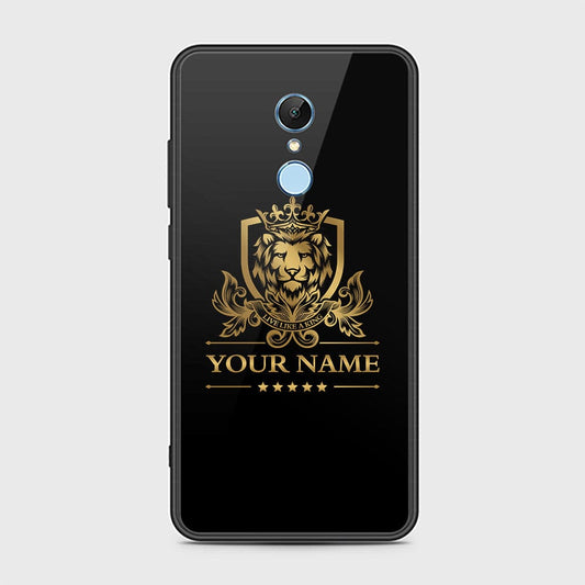 Redmi 5 Plus Cover - Gold Series - HQ Ultra Shine Premium Infinity Glass Soft Silicon Borders Case