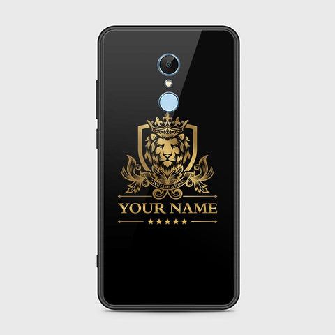 Redmi 5 Plus Cover - Gold Series - HQ Ultra Shine Premium Infinity Glass Soft Silicon Borders Case