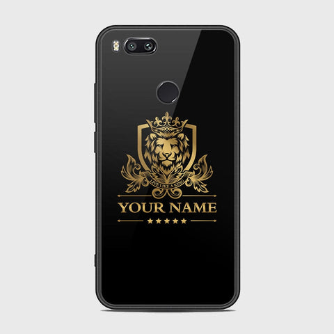 Xiaomi Mi A1 Cover - Gold Series - HQ Ultra Shine Premium Infinity Glass Soft Silicon Borders Case