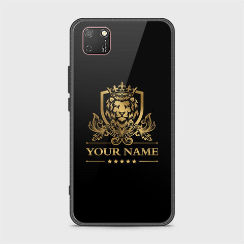 Huawei Y7p Cover - Gold Series - HQ Ultra Shine Premium Infinity Glass Soft Silicon Borders Case