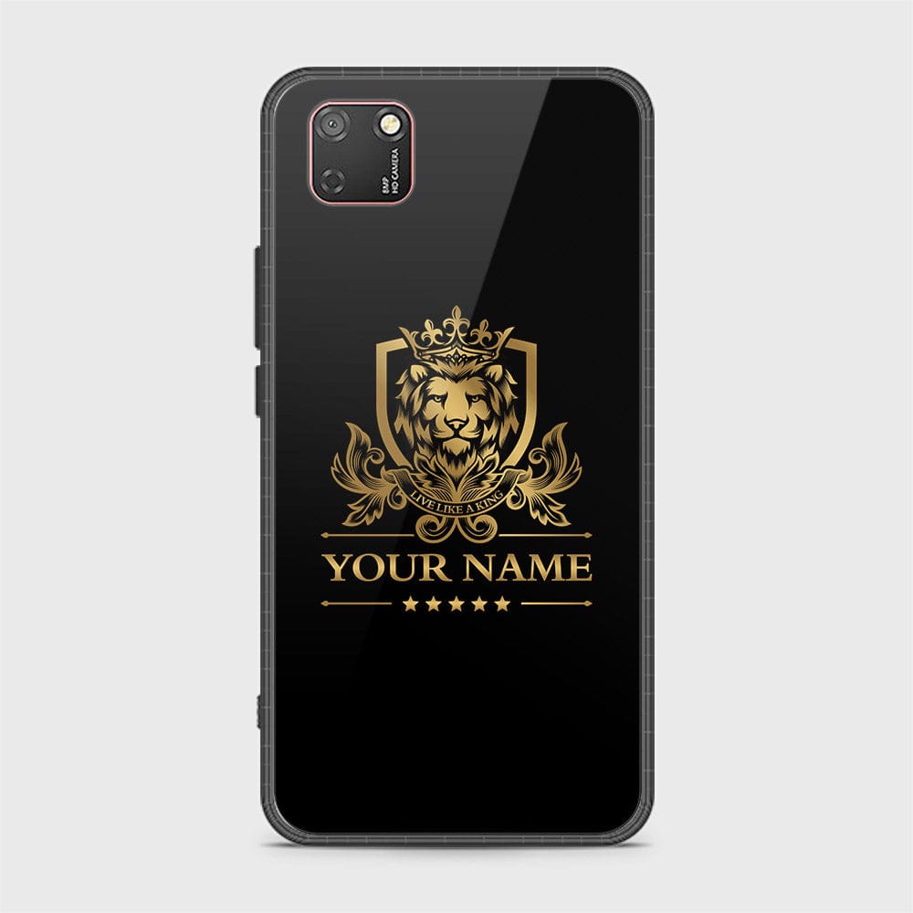 Honor 9s Cover - Gold Series - HQ Ultra Shine Premium Infinity Glass Soft Silicon Borders Case