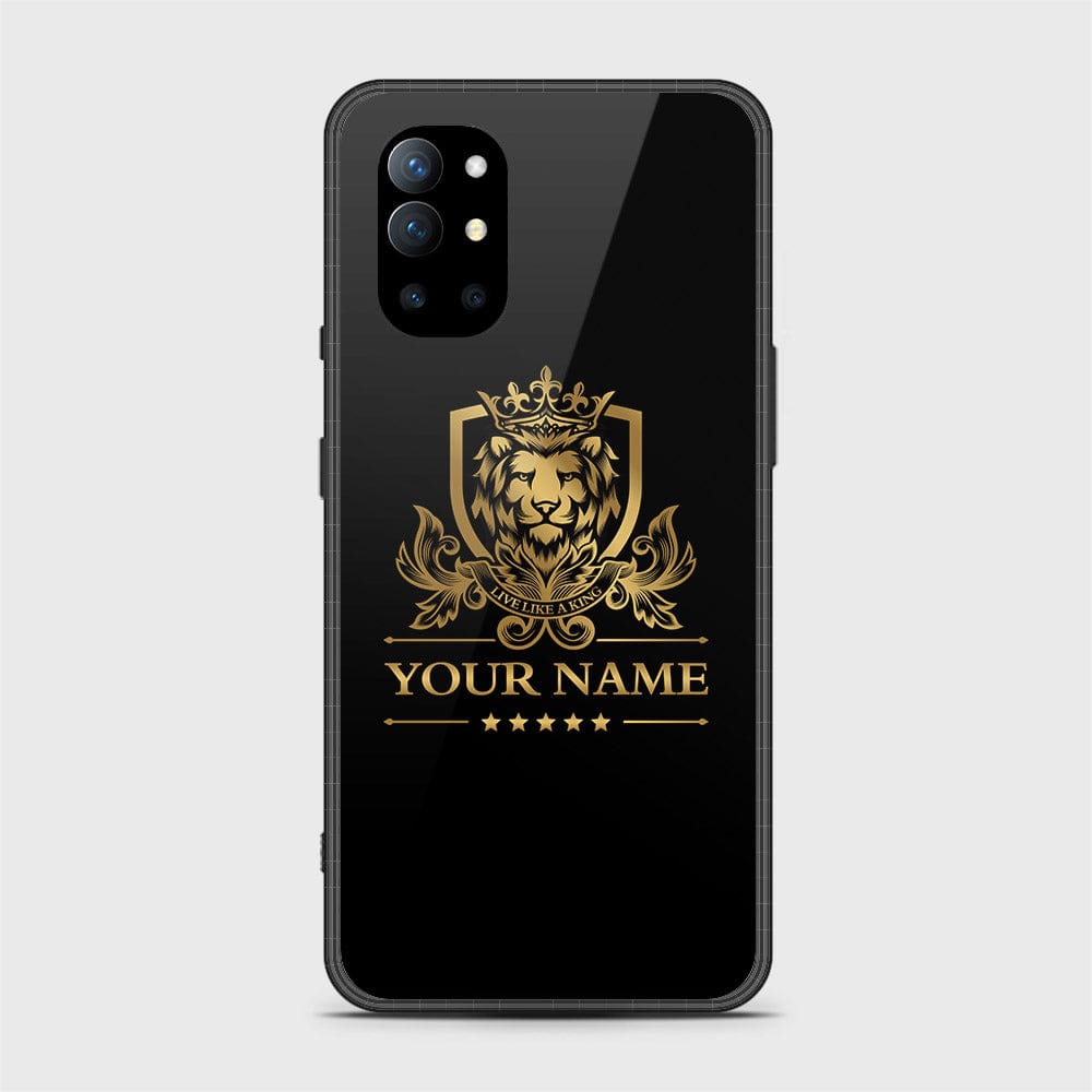 OnePlus 9R Cover - Gold Series - HQ Ultra Shine Premium Infinity Glass Soft Silicon Borders Case