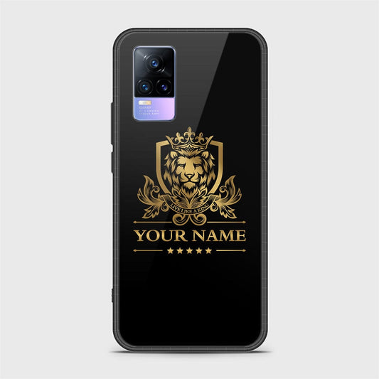 Vivo V21e Cover - Gold Series - HQ Ultra Shine Premium Infinity Glass Soft Silicon Borders Case