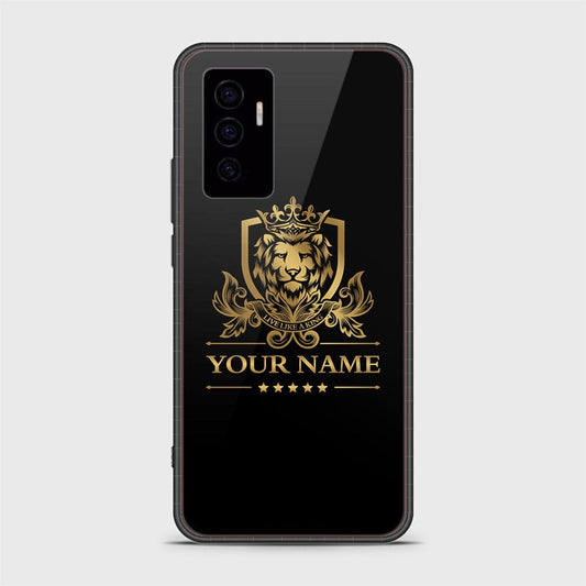 Vivo V23e Cover - Gold Series - HQ Ultra Shine Premium Infinity Glass Soft Silicon Borders Case