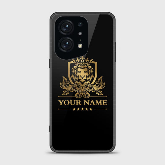 Oppo Find X5 Pro Cover - Gold Series - HQ Ultra Shine Premium Infinity Glass Soft Silicon Borders Case