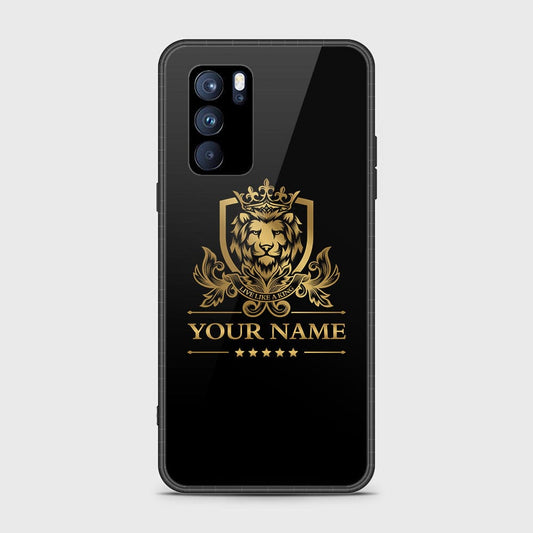 Oppo Reno 6 Pro 5G Cover - Gold Series - HQ Ultra Shine Premium Infinity Glass Soft Silicon Borders Case