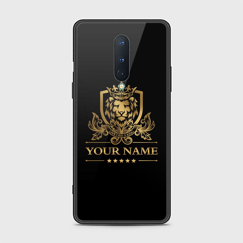 OnePlus 8 4G Cover - Gold Series - HQ Ultra Shine Premium Infinity Glass Soft Silicon Borders Case