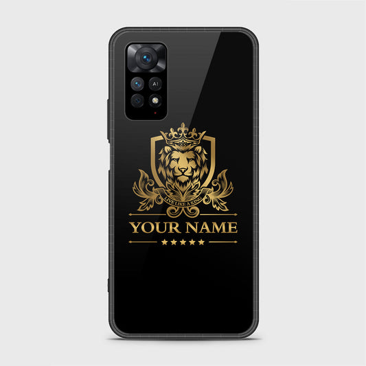 Xiaomi Redmi Note 11 E Pro Cover - Gold Series - HQ Ultra Shine Premium Infinity Glass Soft Silicon Borders Cas