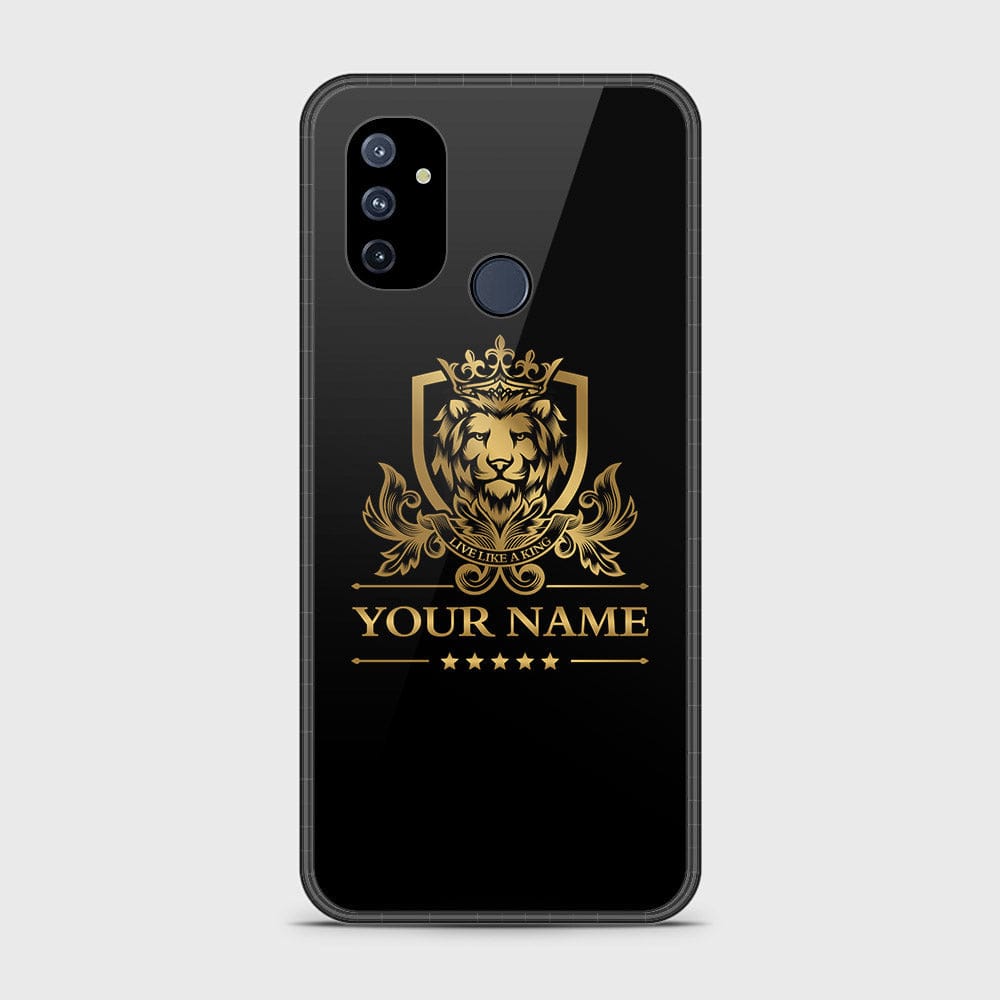 OnePlus Nord N100 Cover - Gold Series - HQ Ultra Shine Premium Infinity Glass Soft Silicon Borders Case