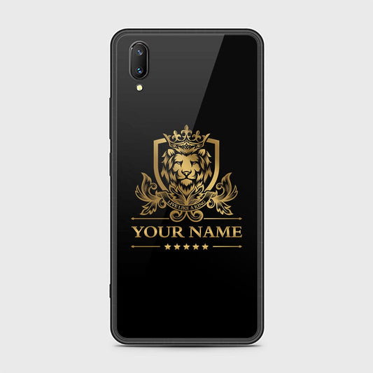 Vivo V11 Pro Cover - Gold Series - HQ Ultra Shine Premium Infinity Glass Soft Silicon Borders Case