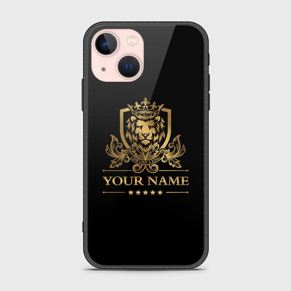 iPhone 14 Plus Cover - Gold Series - HQ Ultra Shine Premium Infinity Glass Soft Silicon Borders Case