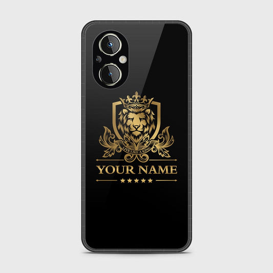 Oppo Reno 8z 5G Cover - Gold Series - HQ Ultra Shine Premium Infinity Glass Soft Silicon Borders Case