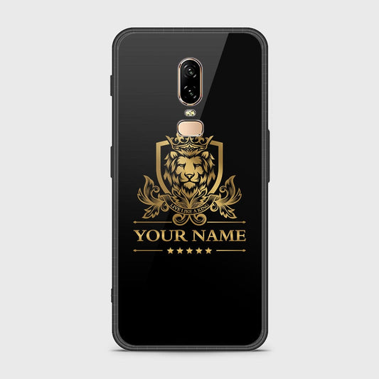 OnePlus 6 Cover - Gold Series - HQ Ultra Shine Premium Infinity Glass Soft Silicon Borders Case