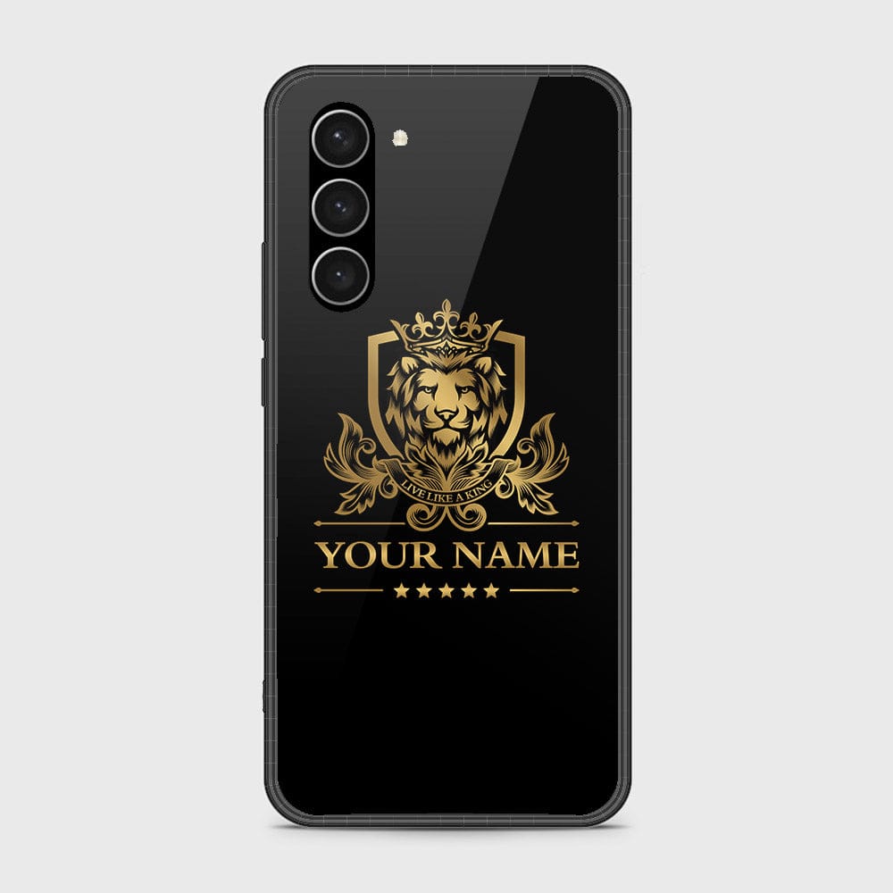 Samsung Galaxy S23 5G Cover - Gold Series - HQ Ultra Shine Premium Infinity Glass Soft Silicon Borders Case