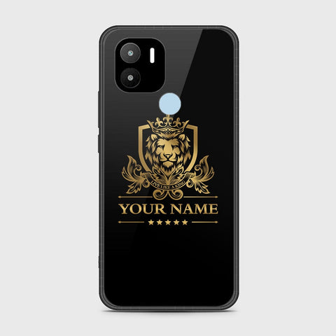 Xiaomi Redmi A2 Plus Cover - Gold Series - HQ Ultra Shine Premium Infinity Glass Soft Silicon Borders Case