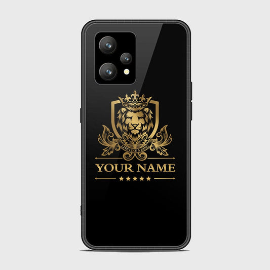 Realme 9 4G Cover - Gold Series - HQ Ultra Shine Premium Infinity Glass Soft Silicon Borders Case