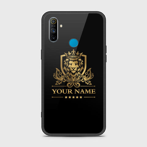 Realme 5i Cover - Gold Series - HQ Ultra Shine Premium Infinity Glass Soft Silicon Borders Case